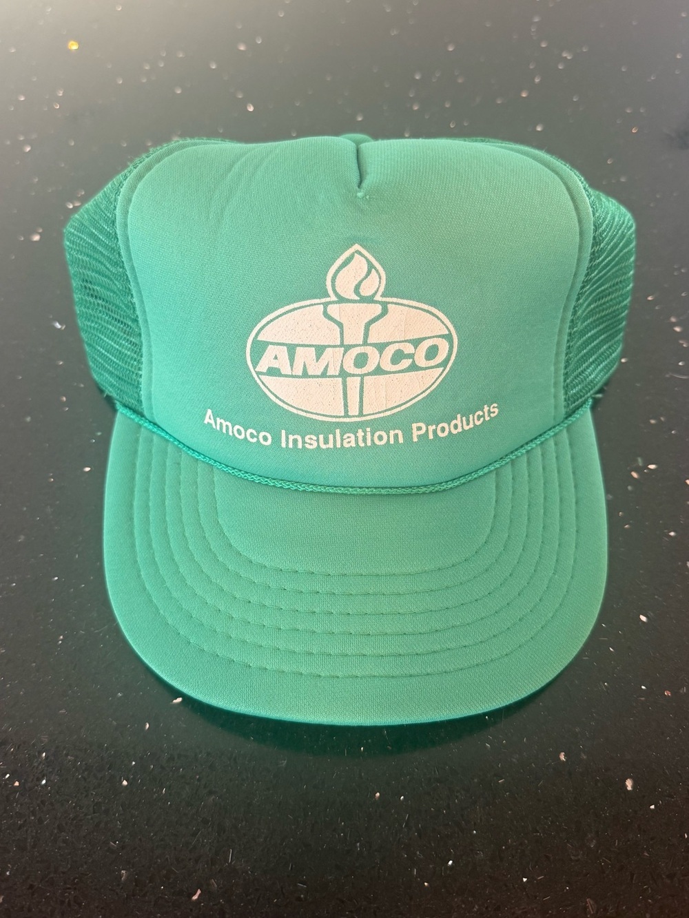 Amoco Insulation Products Green Trucker Hat